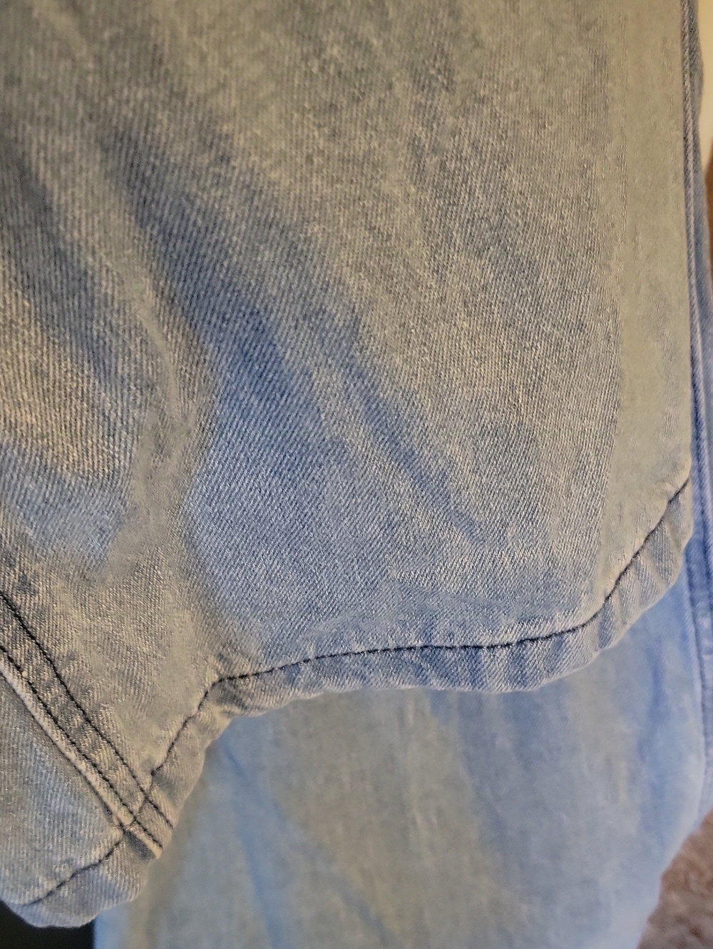 Light Blue Denim  Jumper - Picture 5 of 8